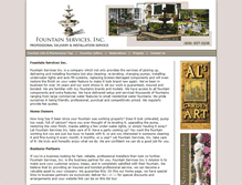Tablet Screenshot of fountainservices.net